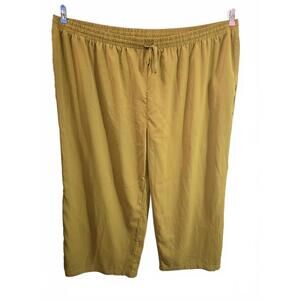 Rebdolls Mustard Yellow Elastic Waist Pants 5X